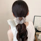 Gifty - Sheer Leopard Pattern Mesh Ruffle Scrunchie