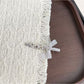 Beau - Polyester Alloy Bow Accent Side Hair Clip