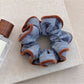 Gifty - Blue Striped Hair Scrunchie