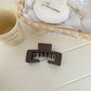 Beau - Geometric Square Cutout Plastic Claw Clip