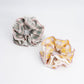 Gifty - Four-Layer Plaid Lace Trim Scrunchie
