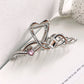 Beau - Cool Toned Geometric Line Elegant Claw Clip