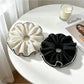 Gifty - Polka Dot Beaded Ruffle Polyester Scrunchie