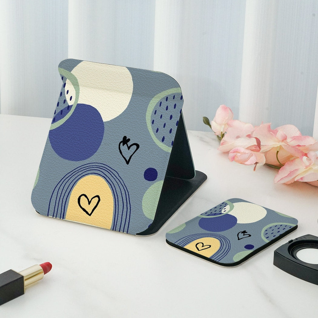 Mirroray - Printed Double-Sided Print Folding Makeup Mirror