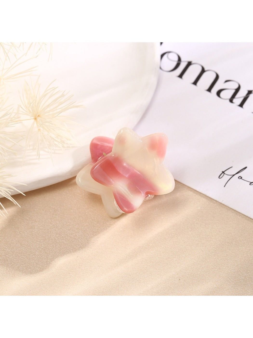 Beau - Macaron Square Star Hair Clip
