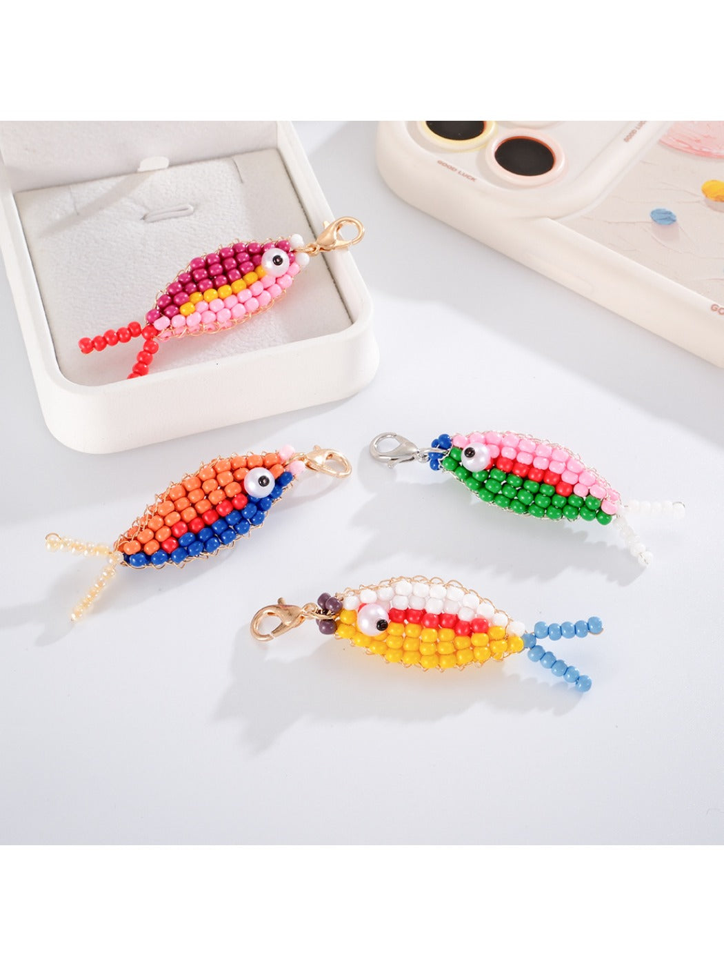 Keypus - Small Colorful Fish Keychain Bag Decor