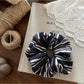 Gifty - Trendy Striped Scrunchie Hair Ties