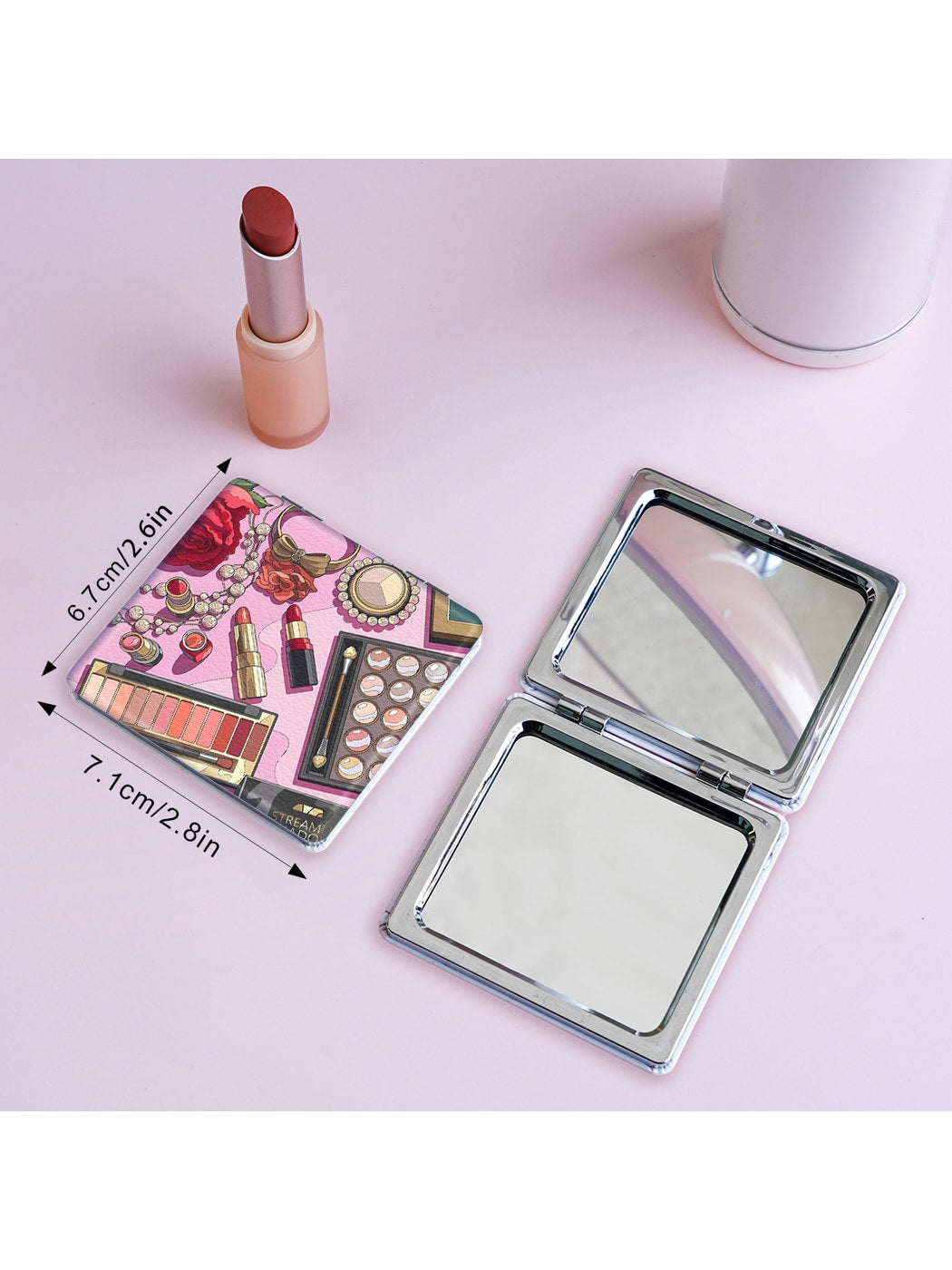 Mirroray - Cartoon Style Portable Folding Makeup Mirror