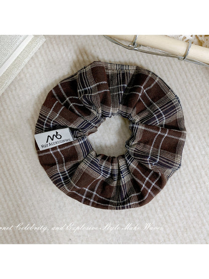 Gifty - Retro Plaid Hair Loop