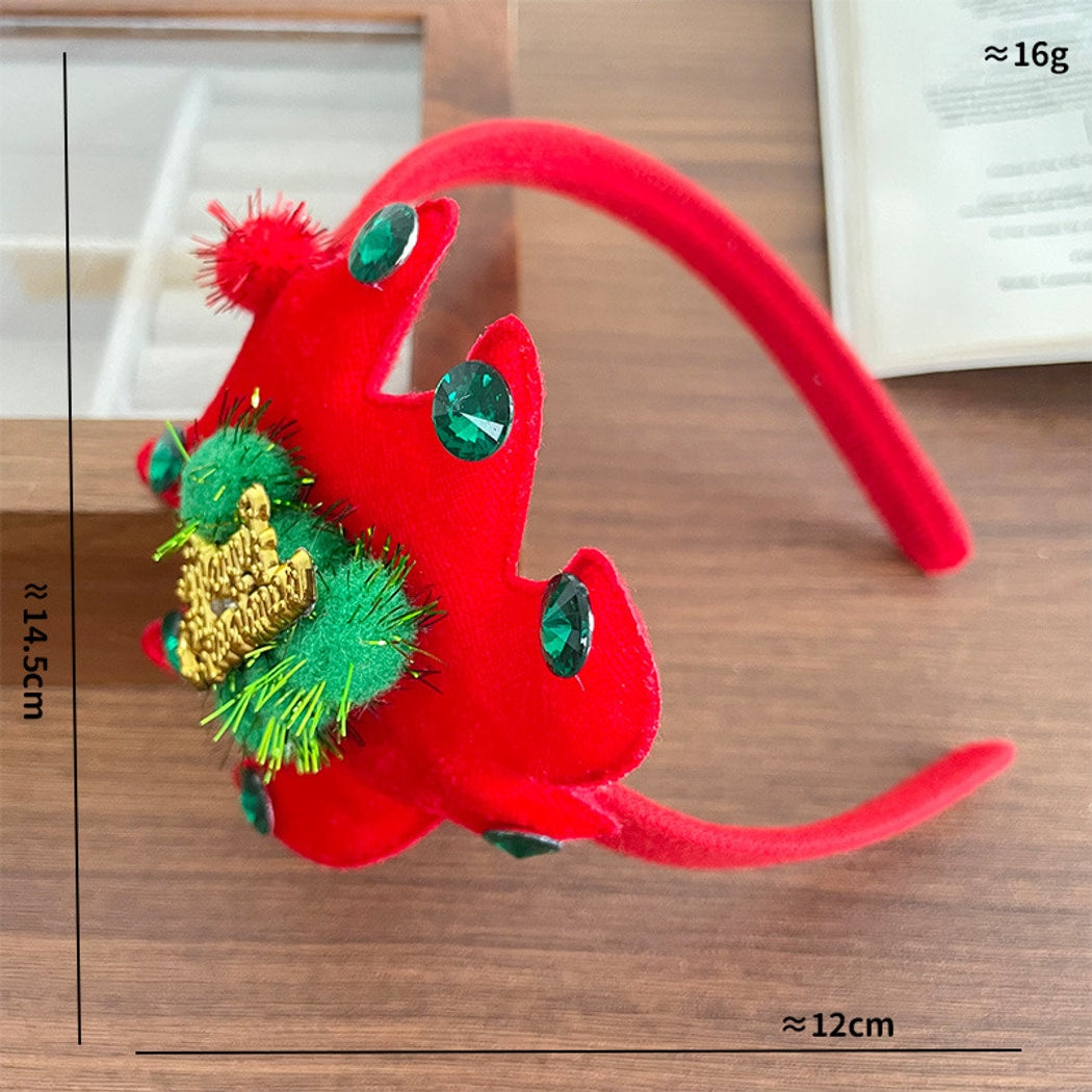 Gifty - Christmas Tree and Antler Holiday Headband