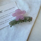 Beau - Minimally Designed Floral Acetate Hair Clip