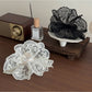 Gifty - Double Layer Lace Embroidered Scrunchie Elegant