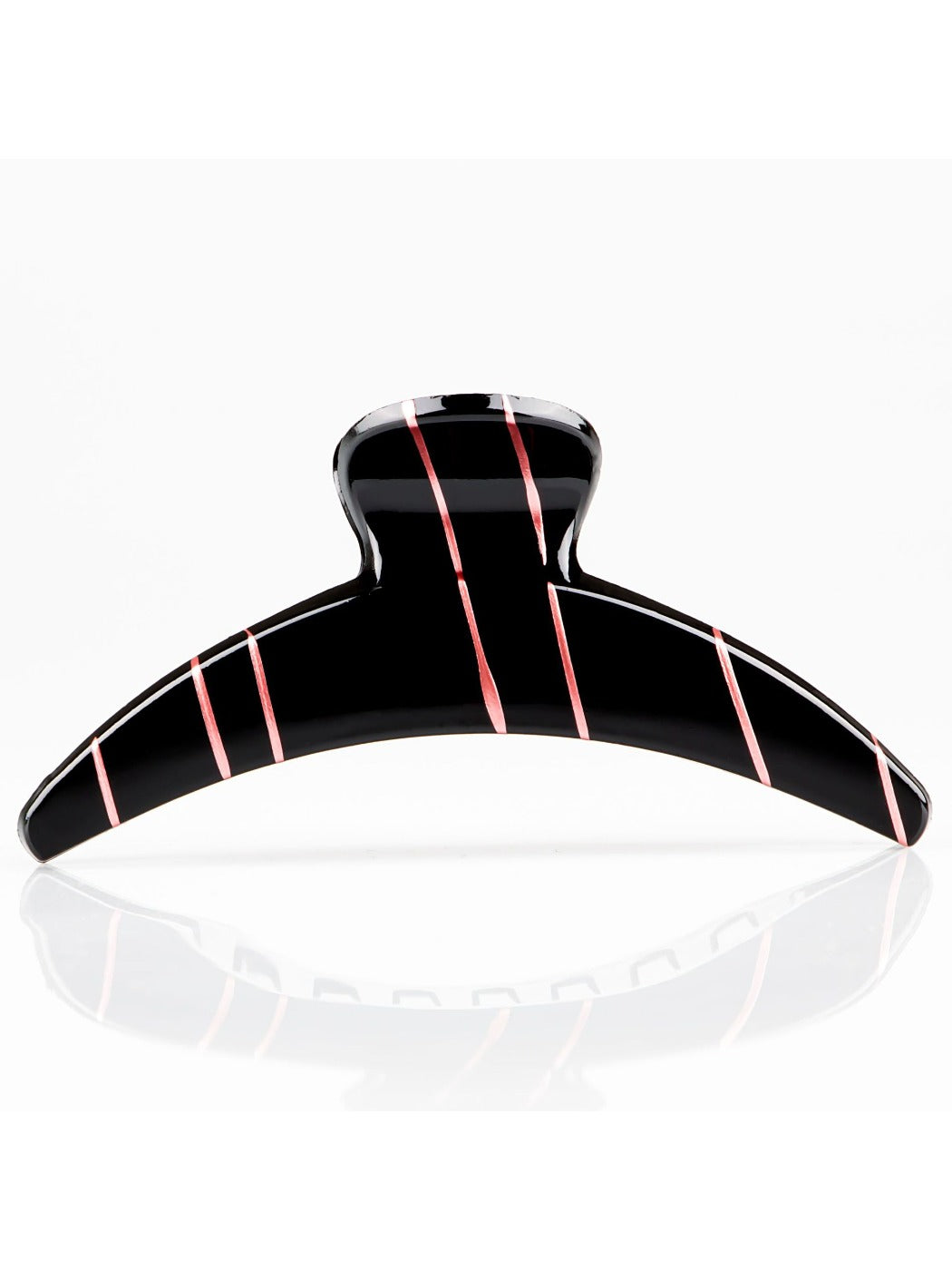 Beau - Minimalist Striped Crescent Hair Claw Clip