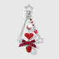 Keypus - Red Bow and Strawberry Pendant Keychain