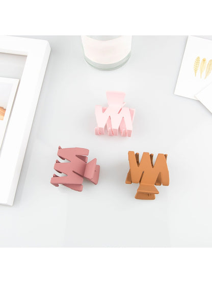 Beau - Solid Color Geometric Hair Claw Clip