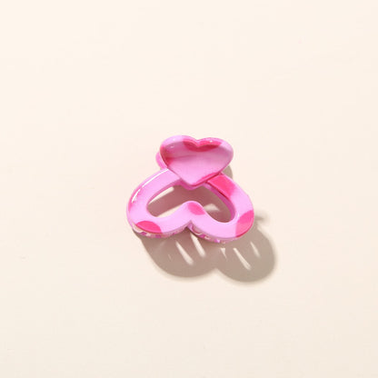 Beau - PS Alloy Glossy Heart Shape Hair Claw Clip