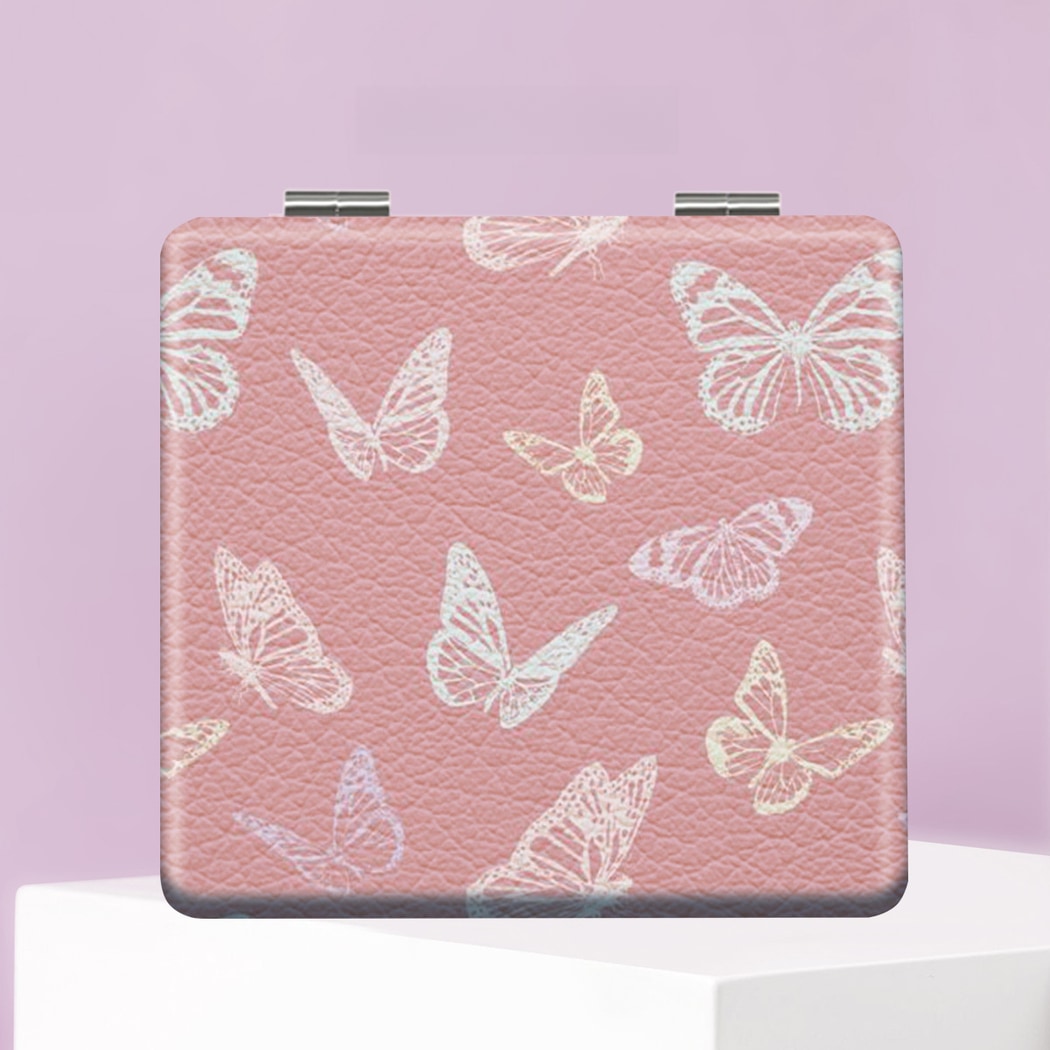 Mirroray - Foldable Fruit and Heart Print Pocket Mirror