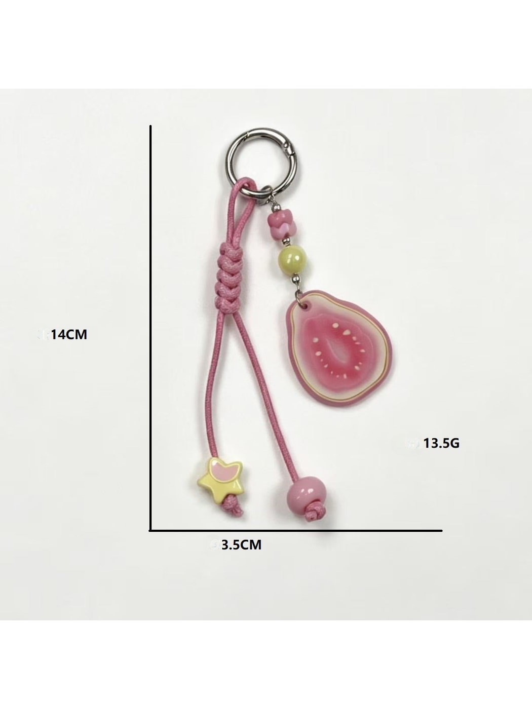 Keypus - Acrylic Fruit Slice Pendant Decorative Keychain