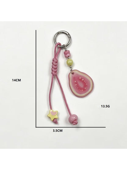 Keypus - Acrylic Fruit Slice Pendant Decorative Keychain