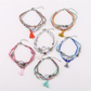 Lovra - Fashionable Beaded Tassel Pendant Bracelet