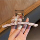 Beau - Sweet Floral Wave Shape Hair Styling Claw Clip