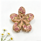 Beau - Openwork Butterfly Floral Hair Claw Clip