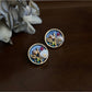 Earedge - Retro Floral Relief Earrings