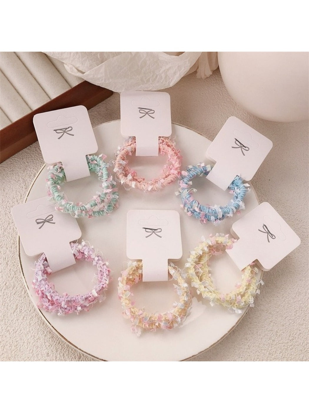 Gifty - Sweet Colorful Hair Tie (2 Pcs)