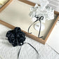 Gifty - Polka Dot Bow Ribbon Polyester Scrunchie
