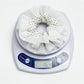 Gifty - Black White Polka Dot Scrunchie