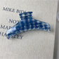 Beau - Blue Plaid Claw Clip