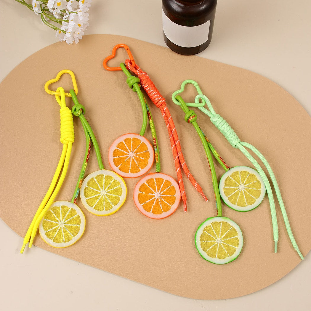 Keypus - Fruit Pendant Cord Bag Charm Keychain