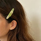 Beau - Fresh Green Marbled Hair Clip