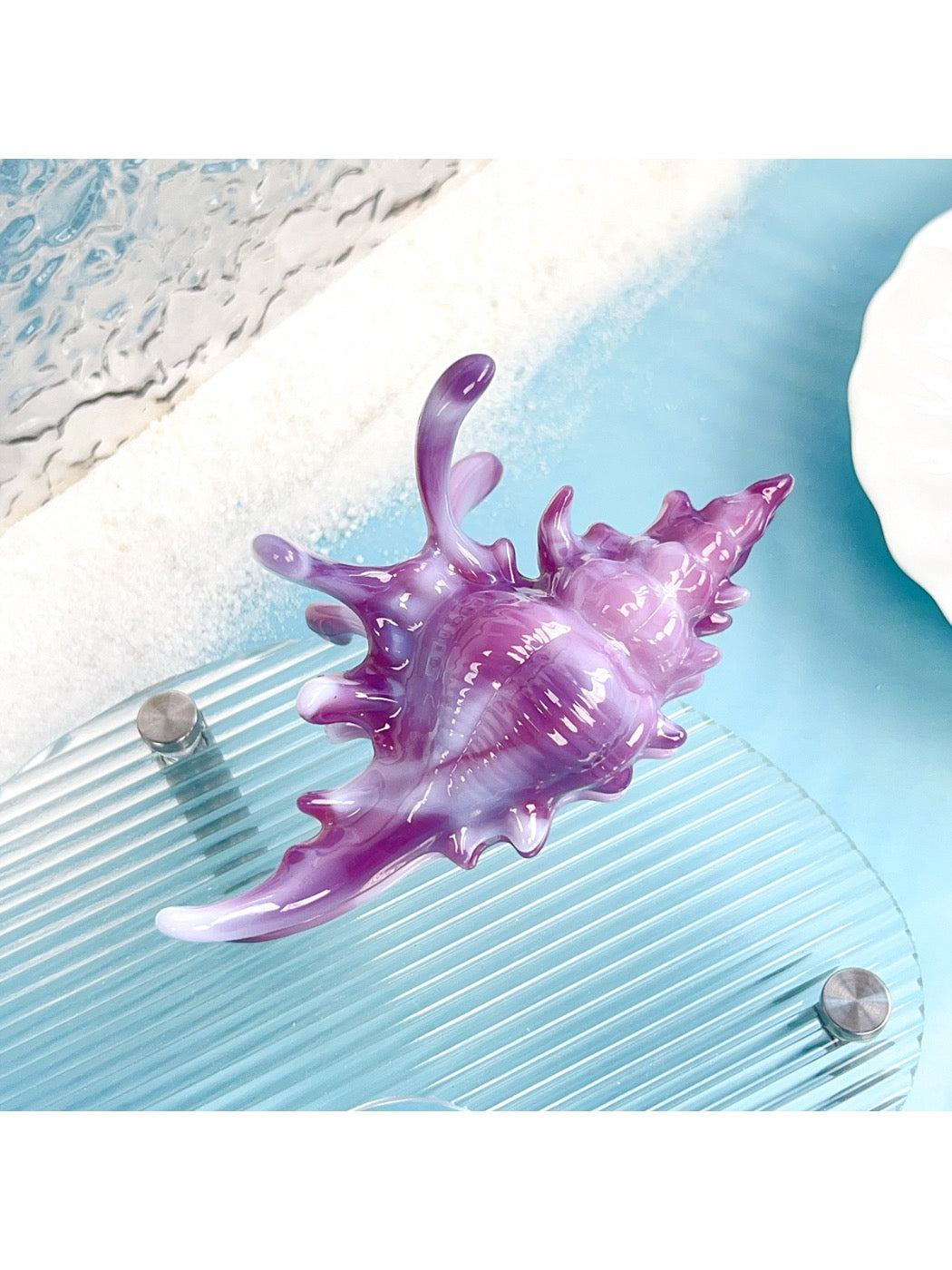 Beau - Colorful Conch Shape Hair Clip