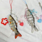 Keypus - Plastic Segmented Fish Bag Charm Keychain