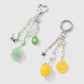 Keypus - Fresh Style Frog and Fruit Pendant Keychain