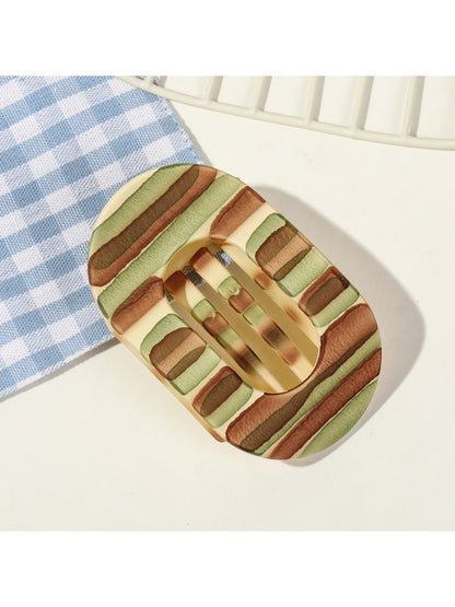 Beau - Colorful Oval Hair Clips