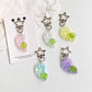 Keypus - Glitter Wing Four Leaf Clover Acrylic Keychain
