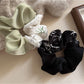 Gifty - Bamboo Print Satin Scrunchie