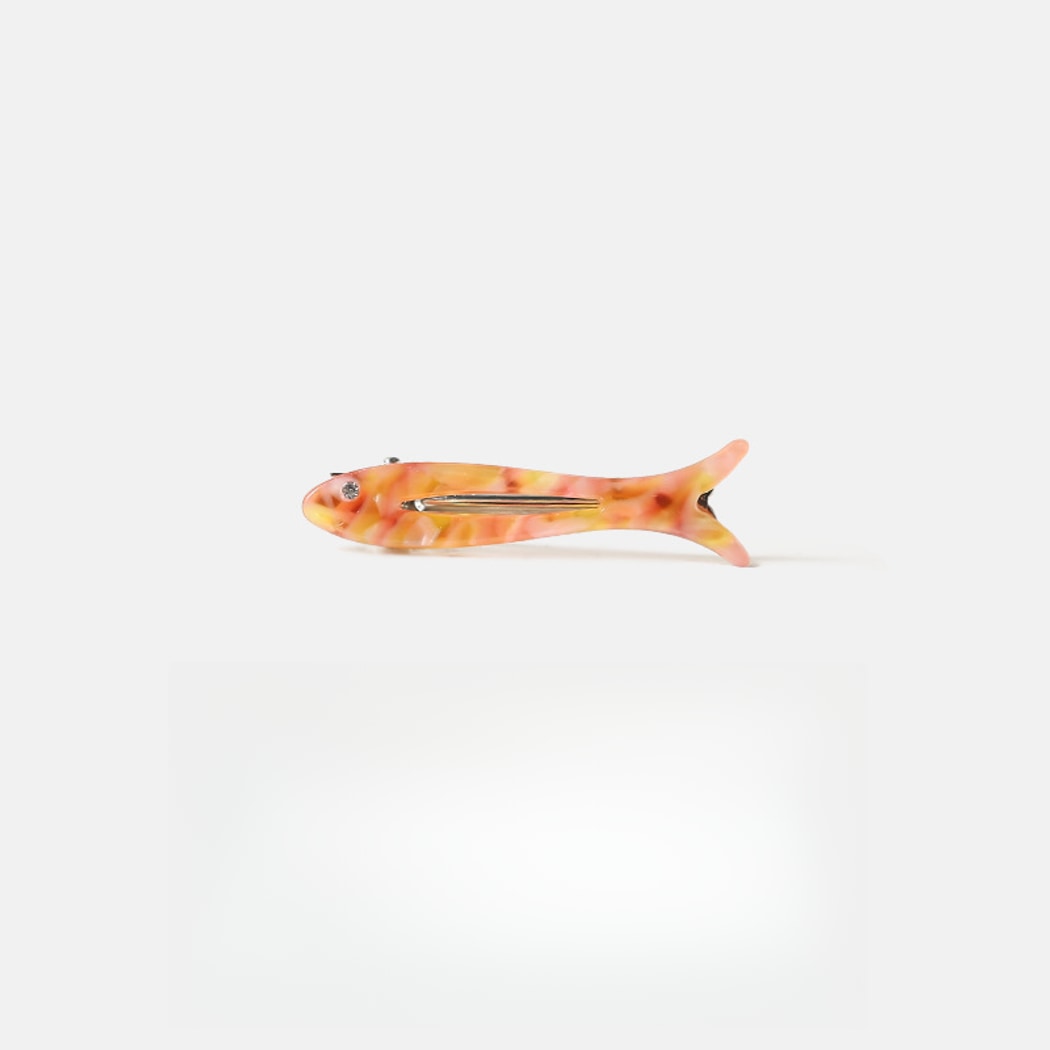 Beau - Fish Shape Acetate Side Barrette