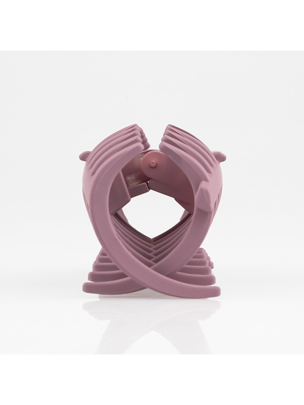 Beau - Matte Large Ribbed Claw Clip