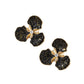 Earedge - Vintage Floral Oil-Dropped Alloy Stud Earrings