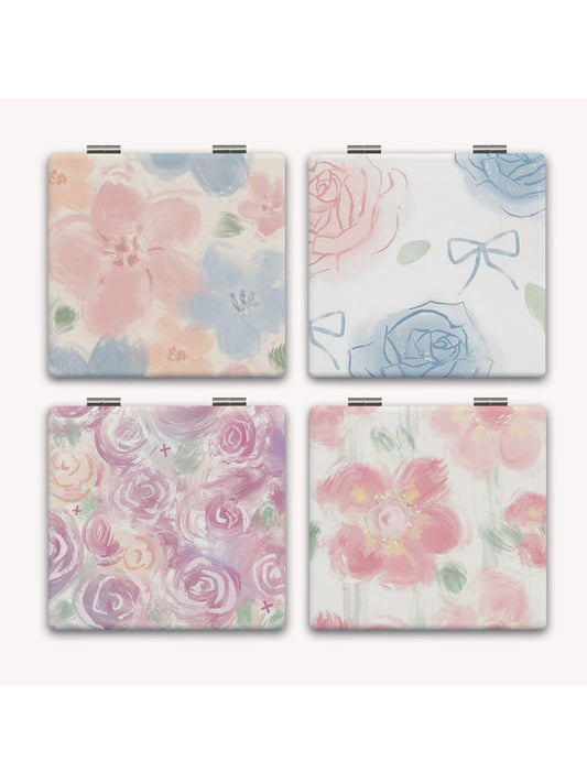 Mirroray - Delicate Floral Pattern Vanity Mirror