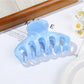 Beau - Marble Pumpkin Shaped Hair Claw Clip