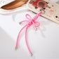 Keypus - Woven Bow Knot Bag Charm Keychain