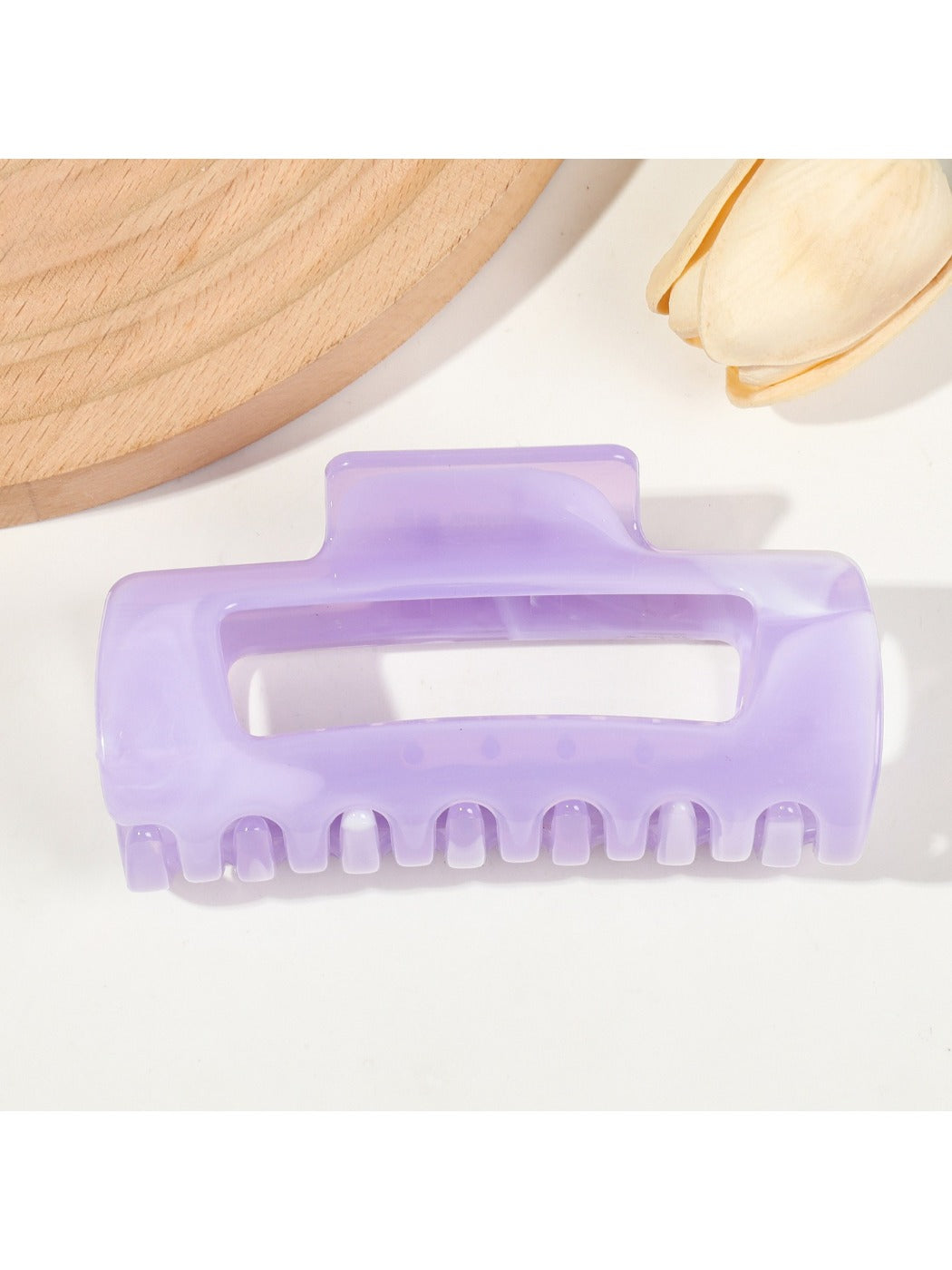 Beau - Round Edge Square Hair Clips