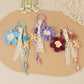 Keypus - Bohemian Floral Bead Bag Pendant Keychain