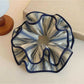 Gifty - Striped Double Layer Scrunchie Hair Tie