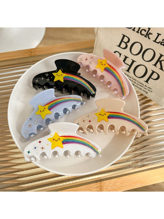 Beau - Rainbow Star Hair Clip