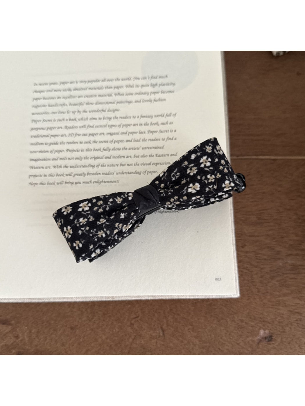 Beau - Vintage Style Bow Banana Clip